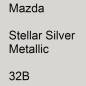 Preview: Mazda, Stellar Silver Metallic, 32B.